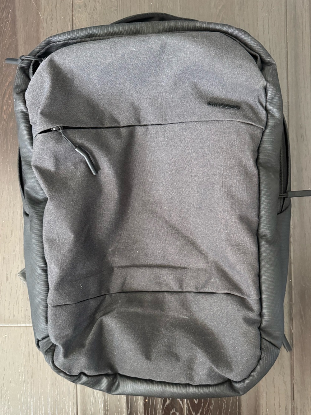Incase Unisex City Laptop Backpack Grey Black Sides Barely Used